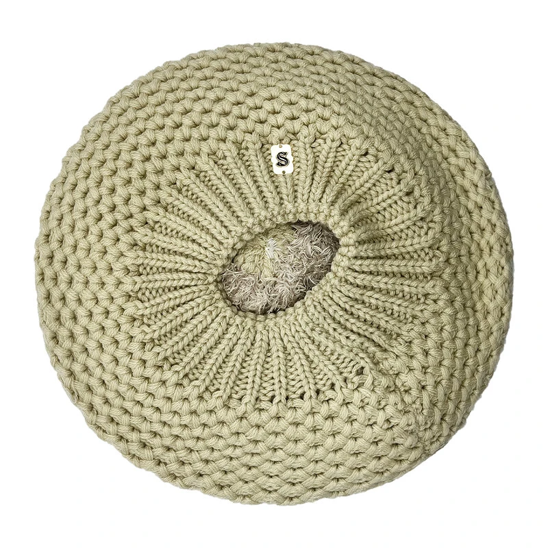 ست کلاه و شال گردن بافتنی مدل سام 423