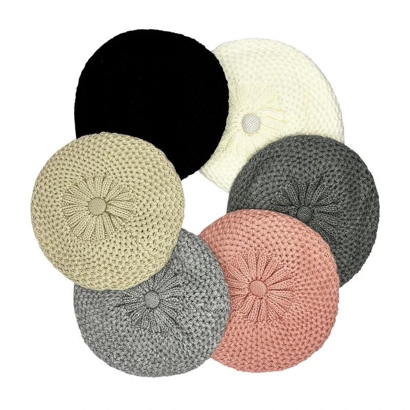 ست کلاه و شال گردن بافتنی مدل سام 423