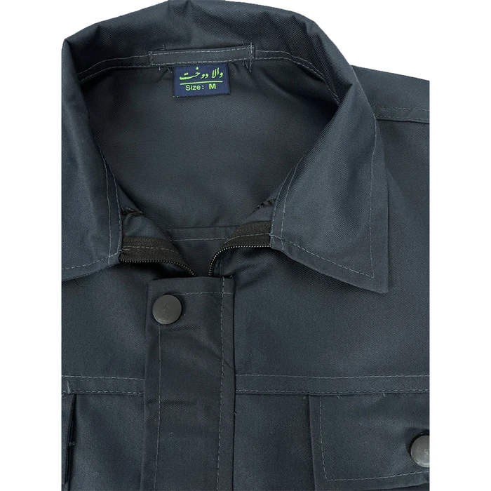 ست لباس کار دودی زیپ مخفی والا دوخت VD-576