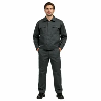 ست لباس کار دودی زیپ مخفی والا دوخت VD-576